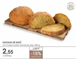Supermercados Plaza Hogaza de maíz oferta