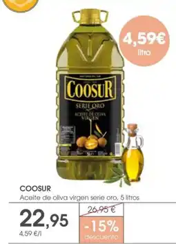 Supermercados Plaza Coosur Aceite de oliva virgen serie oro oferta