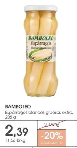 Supermercados Plaza Bamboleo Espárragos blancos gruesos extra oferta
