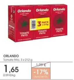 Supermercados Plaza Orlando Tomate frito oferta