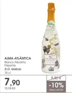 Supermercados Plaza Alma Atlántica Blanco Albariño Frissante D.O. Galicia oferta