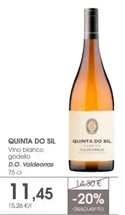 Supermercados Plaza Quinta Do Sil Vino blanco godello D.O. Valdeorras oferta