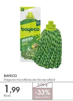 Supermercados Plaza Bayeco Fregona microfibras de hilo secafácil oferta