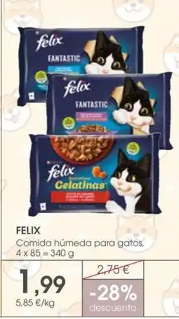 Supermercados Plaza Felix Comida húmeda para gatos oferta