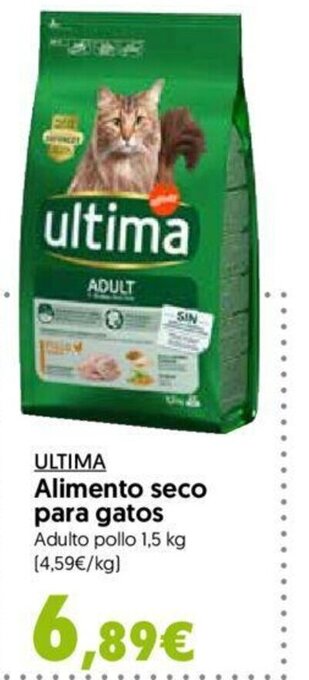 Hiper Usera Ultima Alimento seco para gatos Adulto pollo 1.5 kg oferta