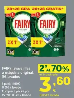 HiperDino FAIRY lavavajillas a máquina original oferta