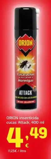 HiperDino ORION insecticida cucas Attack oferta