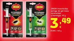 HiperDino ORION insecticidas jeringa de gel mata cucarachas u hormigas oferta