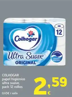 HiperDino COLHOGAR papel higiénico ultra suave oferta