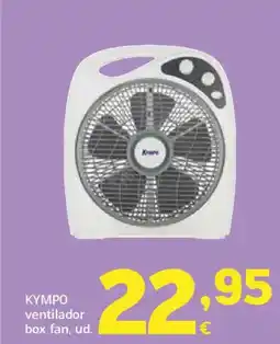 HiperDino KYMPO ventilador box fan oferta