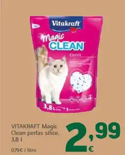 HiperDino VITAKRAFT Magic Clean perlas silice oferta