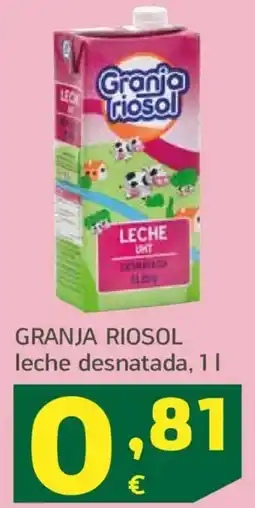 HiperDino GRANJA RIOSOL leche desnatada oferta