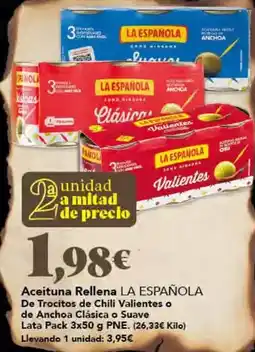 Gadis La española - aceituna rellena oferta