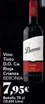 Gadis Beronia - vino tinto d.o. ca. rioja crianza oferta