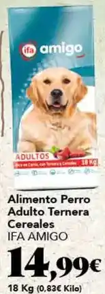 Gadis Ifa amigo - alimento perro adulto ternera cereales oferta