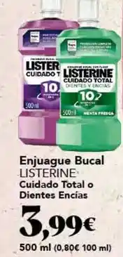 Gadis Listerine - enjuague bucal oferta
