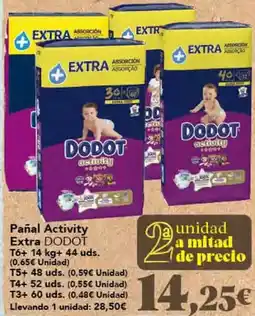 Gadis Dodot - pañal activity extra oferta