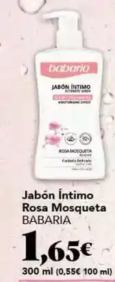 Gadis Babaria - jabon intimo rosa mosqueta oferta