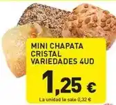 Hiperber Mini chapata cristal oferta