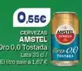 Hiperber Amstel - cerveza oro 0,0 tostada oferta