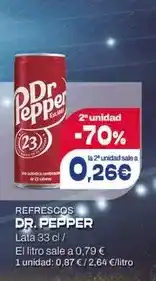 Hiperber Dr. pepper - refrescos oferta