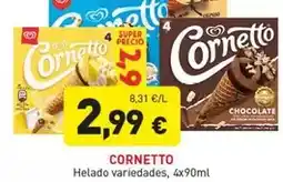 Hiperber Cornetto - helado variedades oferta