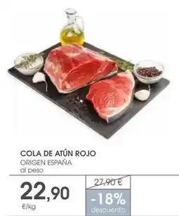 Supermercados Plaza Origen - cola de atún rojo oferta