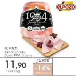Supermercados Plaza Elpozo - jamon cocido duroc 1954 oferta