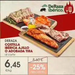 Supermercados Plaza Deraza - costala iberica ajillo o adobada tira oferta