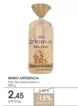 Supermercados Plaza Bimbo - pan de molde blanco oferta