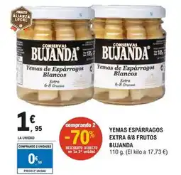 E.Leclerc Bujanda - yemas esparragos extra 6/8 frutos oferta