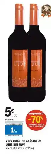 E.Leclerc Ujue - vino nuestra señora de ujui reserva oferta