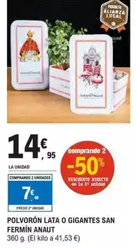 E.Leclerc Antonio anaut - polvoron lata san fermin oferta
