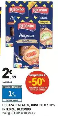 E.Leclerc Recondo - hogaza cereales oferta