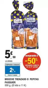 E.Leclerc Pasquier - brioche trenzado oferta