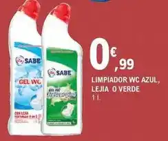 E.Leclerc Ifa sabe - limpiador wc azul oferta