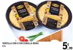 E.Leclerc Benis - tortilla con cebolla oferta
