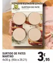 E.Leclerc Martiko - surtido de pates oferta