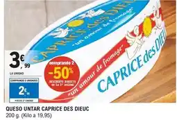 E.Leclerc Caprice des dieux - queso untar oferta