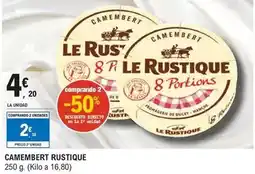 E.Leclerc Le rustique - camembert rustique oferta