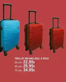 E.Leclerc Trolley milano azul o roja oferta