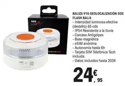 E.Leclerc Sos - balizia v16 geolocalización flash bal/4 oferta