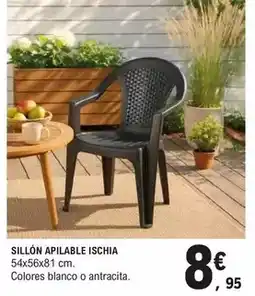 E.Leclerc Ipae - progarden - sillón apilable ischia oferta
