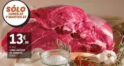 E.Leclerc El kilo lomo a bierto de tenero oferta