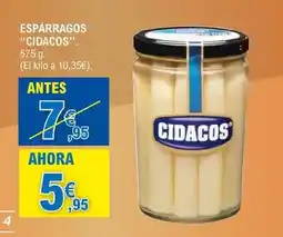 E.Leclerc Cidacos - esparragos oferta