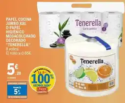 E.Leclerc Tenerella - papel cocina jumbo xxl megacolchado decorado oferta