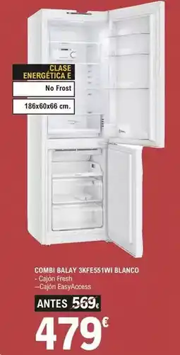 E.Leclerc Balay - combi 3kfe551w1 blanco oferta