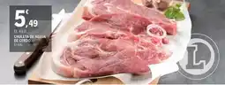 E.Leclerc Chuletas de aguja de cerdo oferta