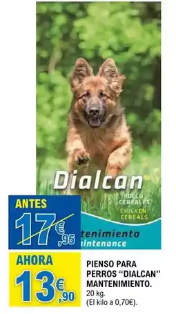 E.Leclerc Dialcan - pienso para perros mantenimiento oferta