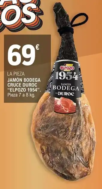 Duroc - jamon bodega cruce duroc elpozo 1954